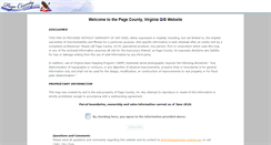 Desktop Screenshot of pagecountygis.com